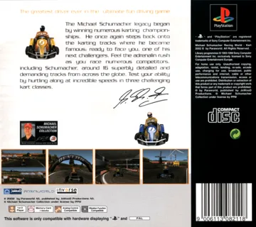 Michael Schumacher Racing World Kart 2002 (EU) box cover back